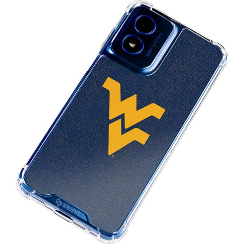 West Virginia University Basketball Moto G 5G (2024) Clear Case