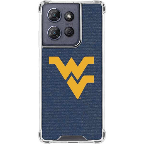 West Virginia University Basketball Moto G Power 5G (2025) Clear Case