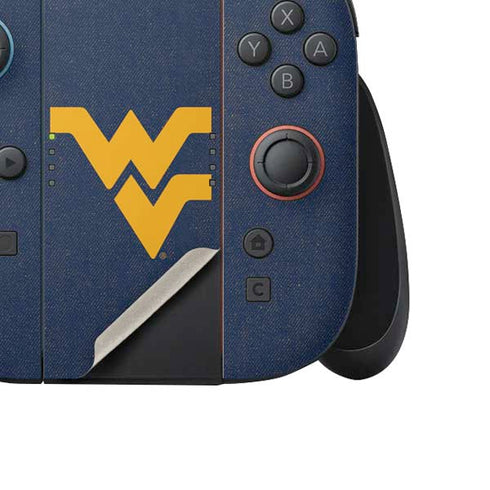 West Virginia University Basketball Nintendo Switch 2 (2025) Joy-Con Controller Skin