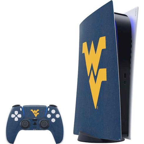 West Virginia University Basketball PlayStation PS5 Skins