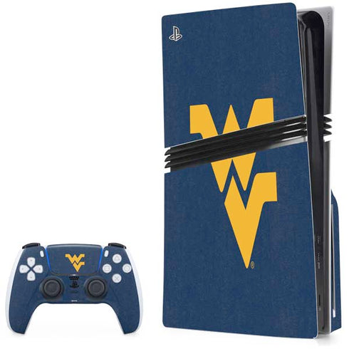 West Virginia University Basketball PlayStation PS5 Skins
