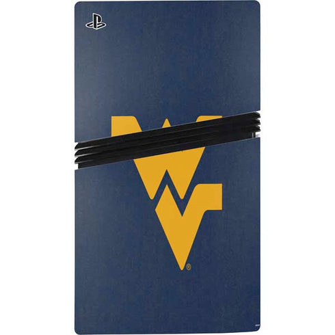 West Virginia University Basketball PS5 Pro Disk Console Skin