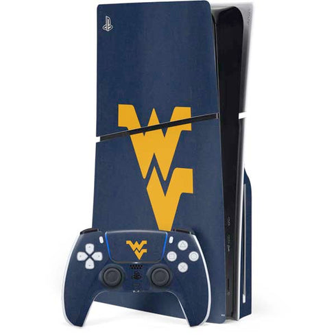 West Virginia University Basketball PlayStation PS5 Skins