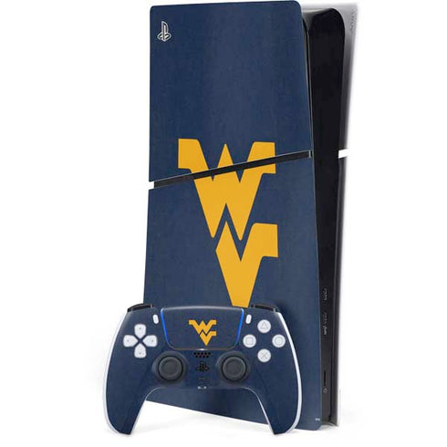 West Virginia University Basketball PlayStation PS5 Skins