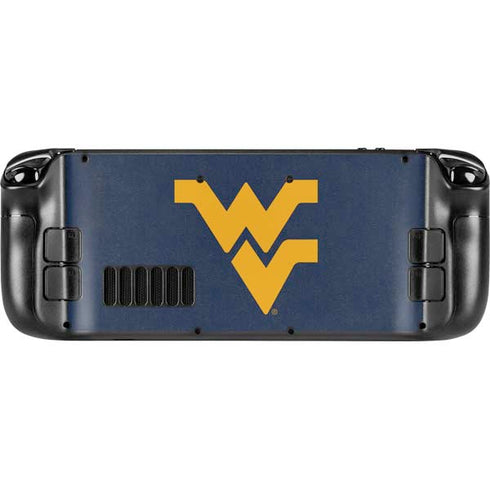 West Virginia University Basketball Steam Deck Handheld Gaming Computer OLED Skin