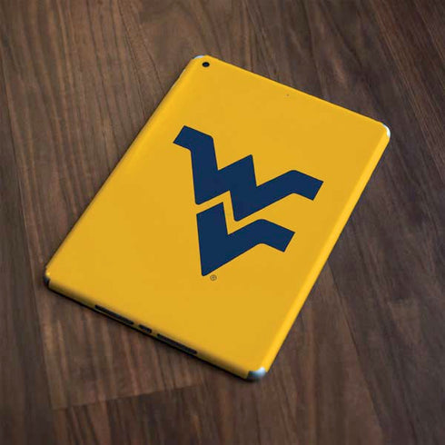 West Virginia University Yellow Background Apple iPad Skin