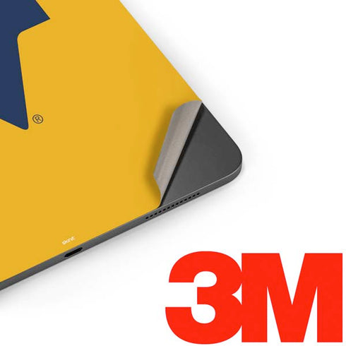 West Virginia University Yellow Background Apple iPad Pro Skin