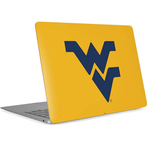 West Virginia University Yellow Background Apple MacBook Air Skin