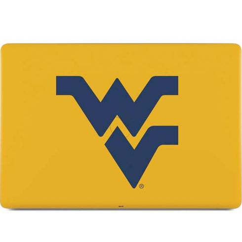 West Virginia University Yellow Background MacBook Skins