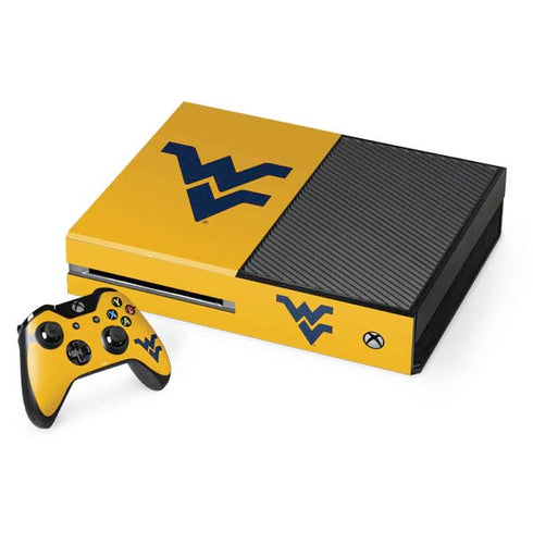 West Virginia University Yellow Background Xbox One Skins