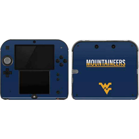 West Virginia University Blue Wood Floor Nintendo Skins
