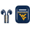 West Virginia University Blue Wood Floor Apple AirPods Skin