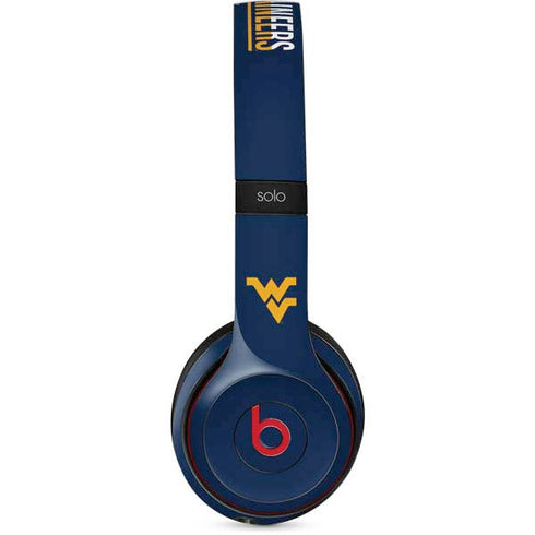 West Virginia University Blue Wood Floor Beats Solo 2 Wireless Skin