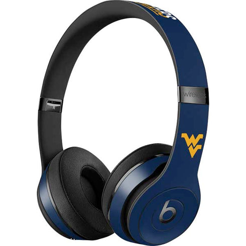 West Virginia University Blue Wood Floor Beats Solo 3 Wireless Skin