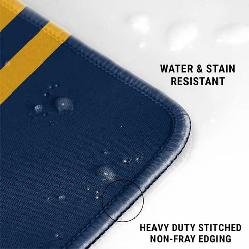 West Virginia University Blue Wood Floor Gaming Mouse Pad