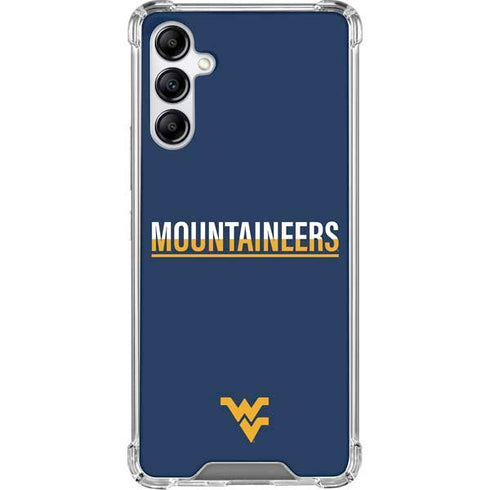 West Virginia University Blue Wood Floor Gabb Phone 4 Clear Case