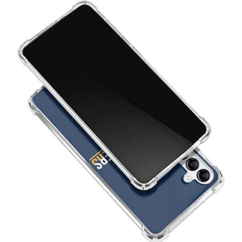 West Virginia University Blue Wood Floor Gabb Phone 4 Clear Case