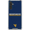 West Virginia University Blue Wood Floor Galaxy A17 Clear Case