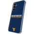 West Virginia University Blue Wood Floor Galaxy A55 5G Clear Case