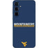 West Virginia University Blue Wood Floor Galaxy A55 5G Skin