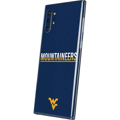 West Virginia University Blue Wood Floor Galaxy Note 10 Plus Skin