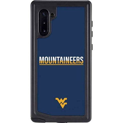 West Virginia University Blue Wood Floor Galaxy Cases