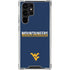 West Virginia University Blue Wood Floor Galaxy S23 Ultra Clear Case