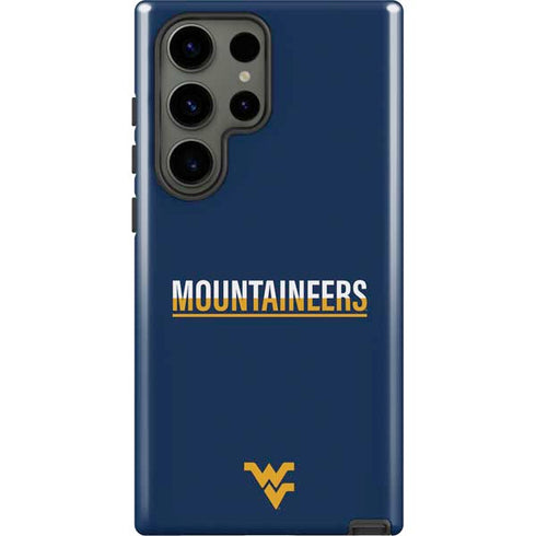 West Virginia University Blue Wood Floor Galaxy S23 Ultra Pro Case