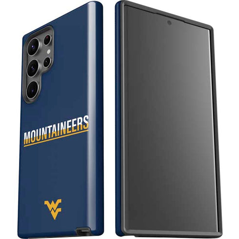 West Virginia University Blue Wood Floor Galaxy S23 Ultra Pro Case