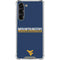 West Virginia University Blue Wood Floor Galaxy S24 FE Clear Case