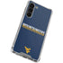 West Virginia University Blue Wood Floor Galaxy S24 FE Clear Case