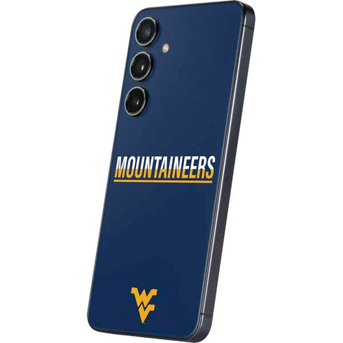 West Virginia University Blue Wood Floor Galaxy S25 Plus Skin