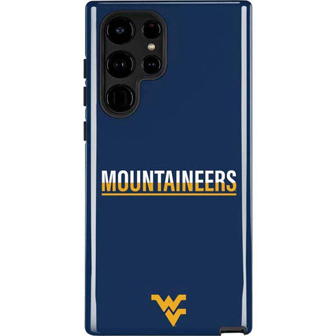 West Virginia University Blue Wood Floor Galaxy S25 Ultra Impact Case