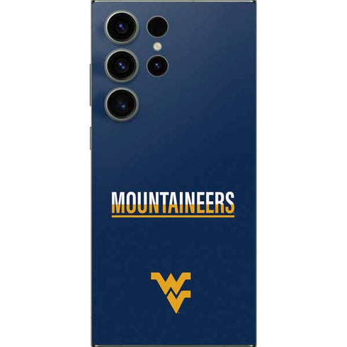 West Virginia University Blue Wood Floor Galaxy S25 Ultra Skin