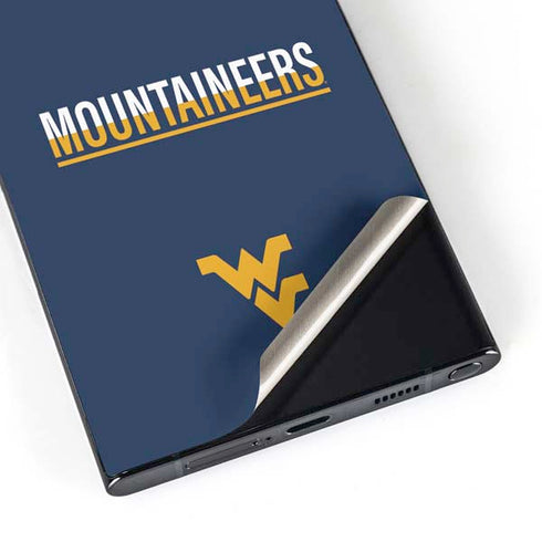 West Virginia University Blue Wood Floor Galaxy S25 Ultra Skin