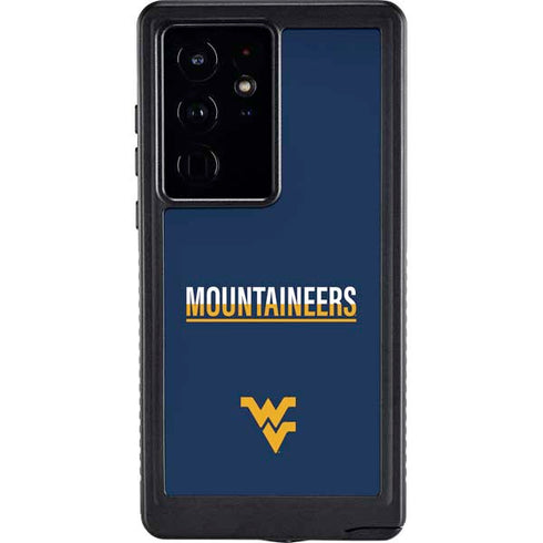West Virginia University Blue Wood Floor Galaxy S24 Ultra Waterproof Case