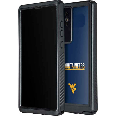 West Virginia University Blue Wood Floor Galaxy S24 Ultra Waterproof Case
