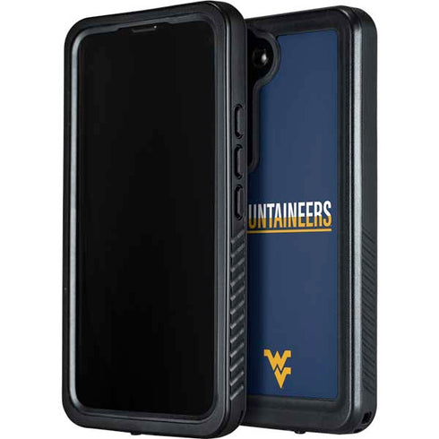 West Virginia University Blue Wood Floor Galaxy S24 Waterproof Case