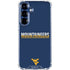 West Virginia University Blue Wood Floor Galaxy S25 Plus Clear Case