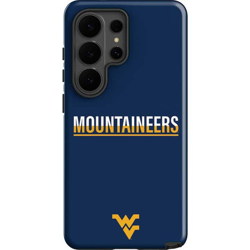 West Virginia University Blue Wood Floor Galaxy S26 Ultra Impact Case