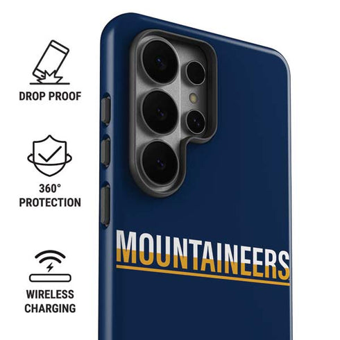 West Virginia University Blue Wood Floor Galaxy S26 Ultra Impact Case