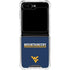 West Virginia University Blue Wood Floor Galaxy Z Flip6 Clear Case