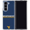 West Virginia University Blue Wood Floor Galaxy Z Fold5 5G Clear Case