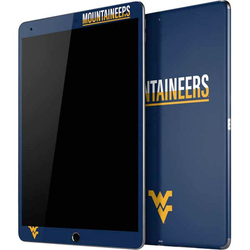 West Virginia University Blue Wood Floor iPad Skins