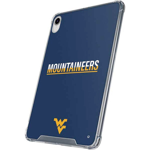 West Virginia University Blue Wood Floor iPad 11th Gen (2025) Clear Case