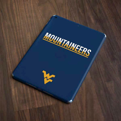 West Virginia University Blue Wood Floor Apple iPad Skin