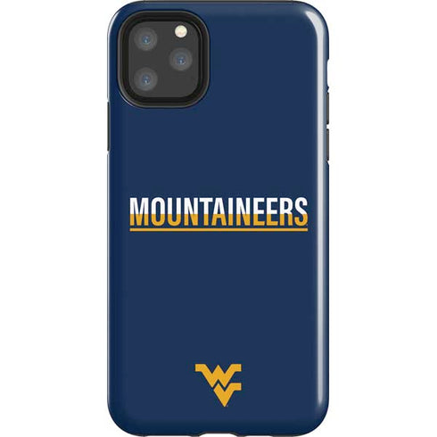 West Virginia University Blue Wood Floor iPhone Cases