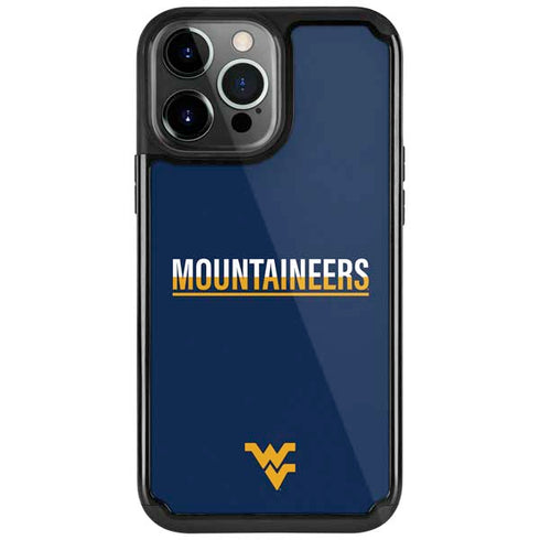 West Virginia University Blue Wood Floor iPhone Cases