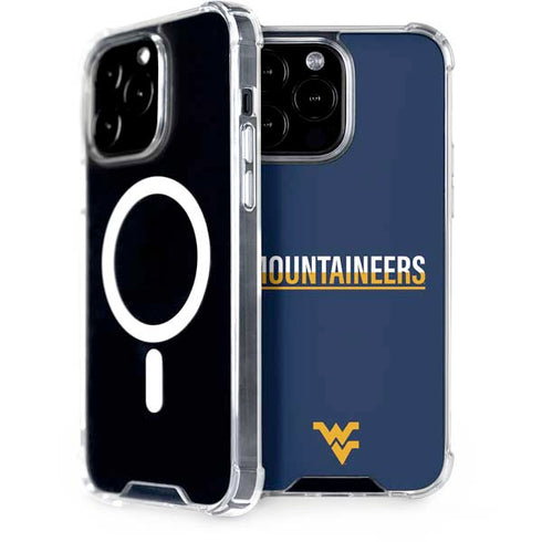 West Virginia University Blue Wood Floor iPhone Cases
