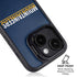 West Virginia University Blue Wood Floor iPhone 14 Kickstand Case